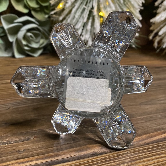 Pottery Barn Solid Thick Glass Tiered Sparkling Crystal Christmas Tree - Picture 10 of 16